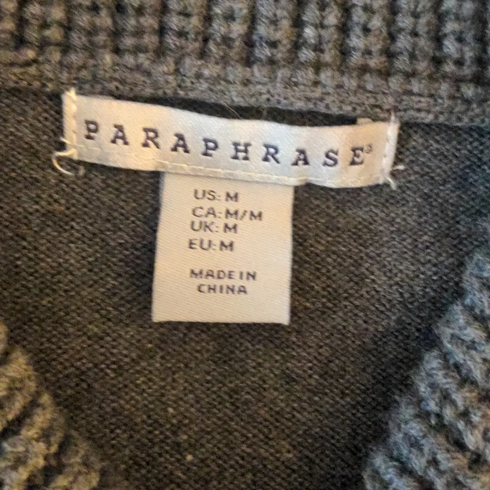 PARAPHRASE mens sweater-M